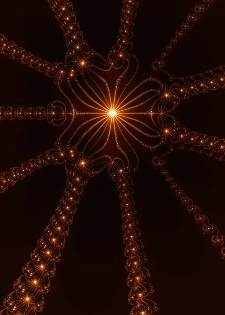 Copper Ember Starburst